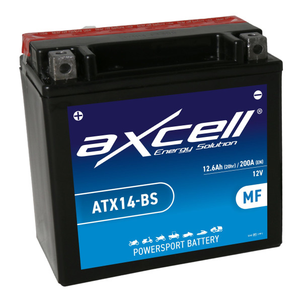 Batterie 12V YTX14-BS Wartungsfrei AXCELL 51214