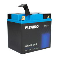 Shido Batterie 12V 8,2AH30AH YIX30L-BS Lithium-Ionen 4 Anschlusse LIX30L-BS Q LION -S- Shido Batterie 12V 8,2AH30AH YIX30L-BS Lithium-Ionen 4 Anschlusse LIX30L-BS Q LION -S-