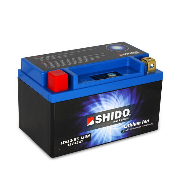 Batterie 12V 3,5AH(10AH) YTX12-BS Lithium-Ionen Shido 51012