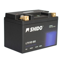 Shido Batterie 12V 3,5AH10AH YTX12-BS Lithium-Ionen 51012 LTX12-BS LION -S- Shido Batterie 12V 3,5AH10AH YTX12-BS Lithium-Ionen 51012 LTX12-BS LION -S-