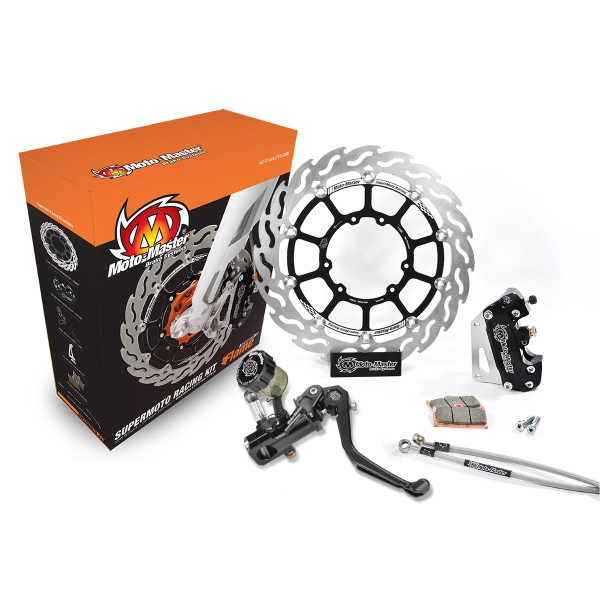 Moto-Master Supermoto Kit 300 Flame Bremsscheibe Bremssattel Bremspumpe 313100R