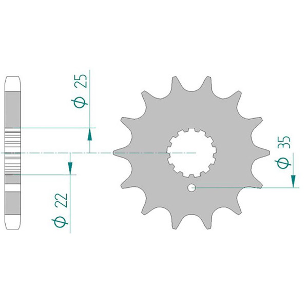 Ritzel 33600-15 #630 15 Zähne