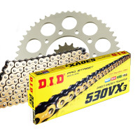 KMP360 Kettenkit (für:  Kawasaki GPX 600 R 88-99 ) DID 530 VX3 KMP360 Kettenkit (für:  Kawasaki GPX 600 R 88-99 ) DID 530 VX3