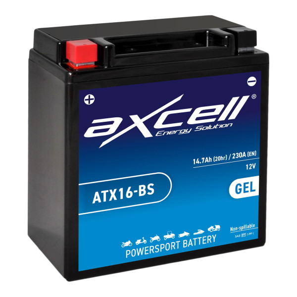 Batterie 12V YTX16-BS GEL AXCELL 51492