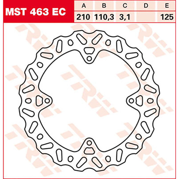 Bremsscheibe TRW MST463EC Eco Offroad