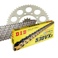 KMP360 Kettenkit (für:  Kawasaki GPX 600 R 88-99 ) DID 530 VX3 KMP360 Kettenkit (für:  Kawasaki GPX 600 R 88-99 ) DID 530 VX3
