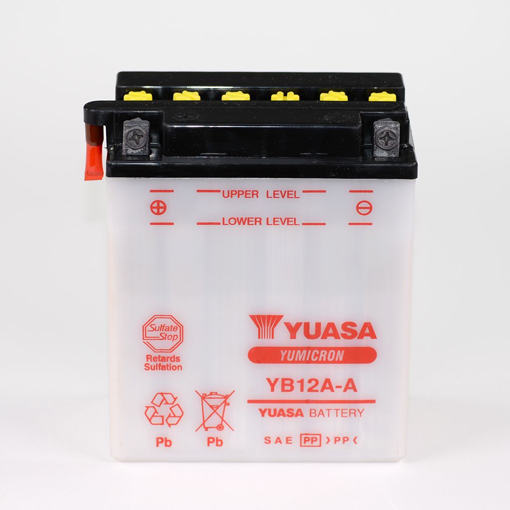 Batterie 12V 12AH YB12A-A Blei-Säure Yuasa 51211 ohne Säurepack