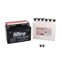 Nitro Batterie 12V 11,2AH YTZ14S-BS Wartungsfrei NTZ14S-BS Nitro Batterie 12V 11,2AH YTZ14S-BS Wartungsfrei NTZ14S-BS