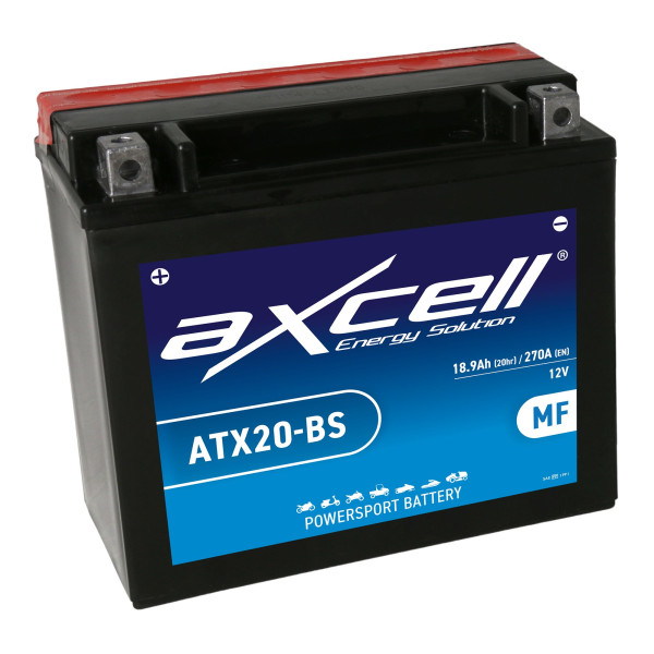 Batterie 12V YTX20-BS Wartungsfrei AXCELL