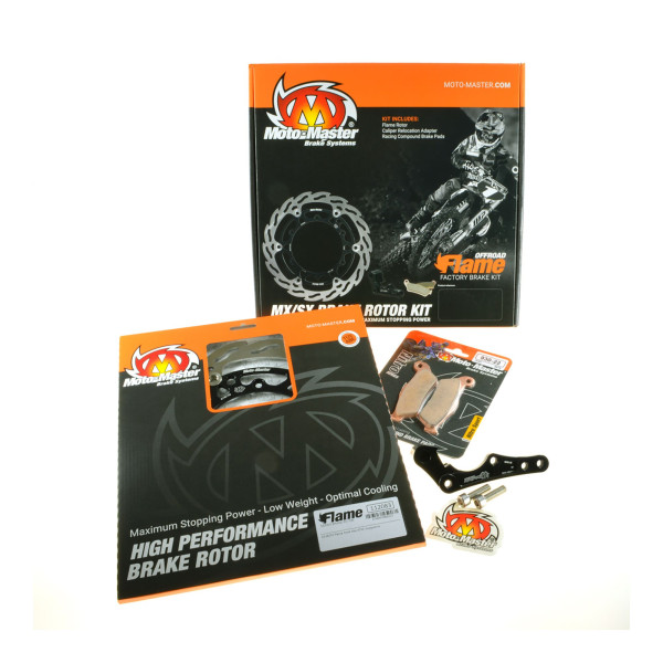 Moto-Master Oversize Kit 270mm Flame Bremsscheibe Adapter Beläge 310047