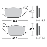 Moto-Master Bremsbelag RoadPRO Ceramic 410604 Moto-Master Bremsbelag RoadPRO Ceramic 410604