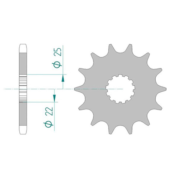 Ritzel 28401-18 #525 18 Zähne