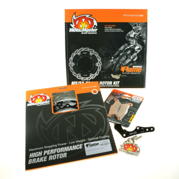 Moto-Master Oversize Kit 270mm Flame Bremsscheibe Adapter Beläge 310049