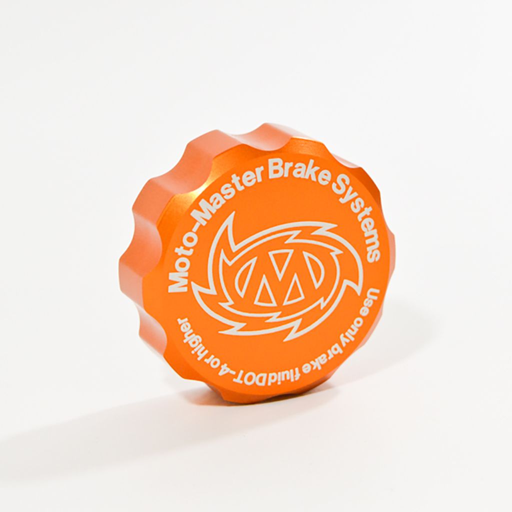 Bremsflüssigkeitsdeckel Moto-Master orange für 213012