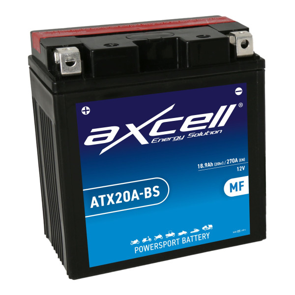 Batterie 12V YTX20A-BS Wartungsfrei AXCELL