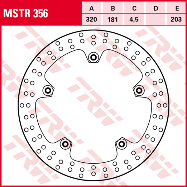 Bremsscheibe TRW MSTR356 revited