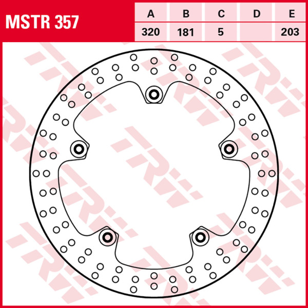 Bremsscheibe TRW MSTR357 revited