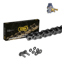 AFAM Kette 520 XMR3 Xs-Ring 118 m. Niet-Schloss A520XMR3 118L AFAM Kette 520 XMR3 Xs-Ring 118 m. Niet-Schloss A520XMR3 118L