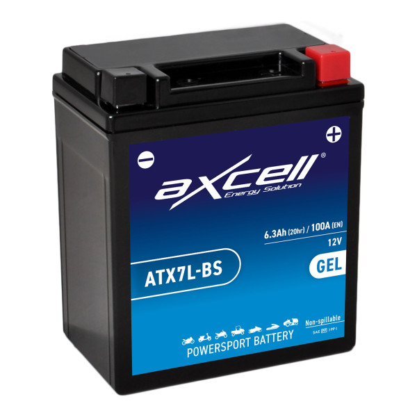 Batterie 12V YTX7L-BS GEL AXCELL 50614