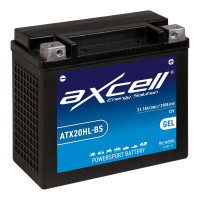 AXCELL Batterie 12V YTX20HL-BS HD-Pole GEL ATX20HL-BS AXCELL Batterie 12V YTX20HL-BS HD-Pole GEL ATX20HL-BS