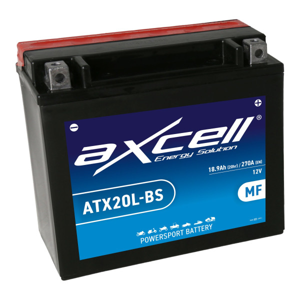 Batterie 12V YTX20L-BS Wartungsfrei AXCELL 51891