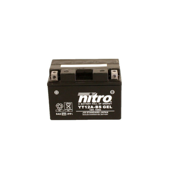 Batterie 12V 10AH YT12A-BS Gel Nitro 51013