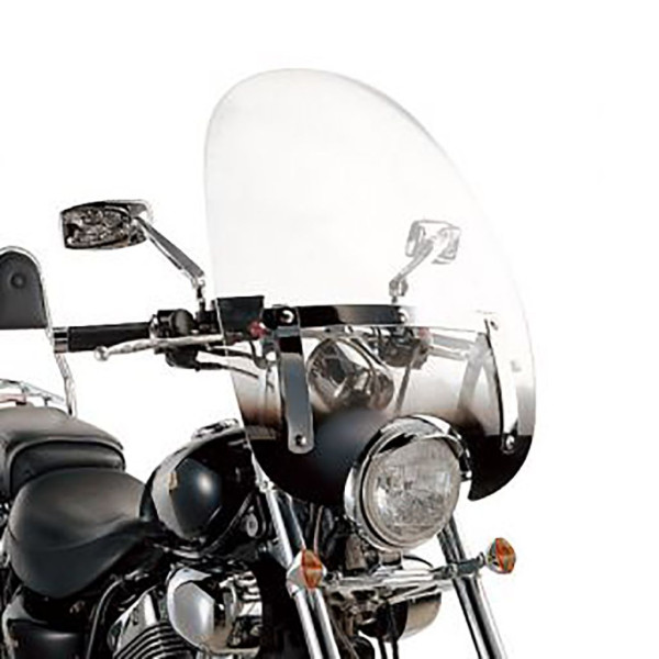 Windschild transparent, &gt;525 mm hoch, 470 mm breit