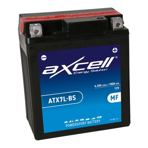 Batterie 12V YTX7L-BS Wartungsfrei AXCELL 50614