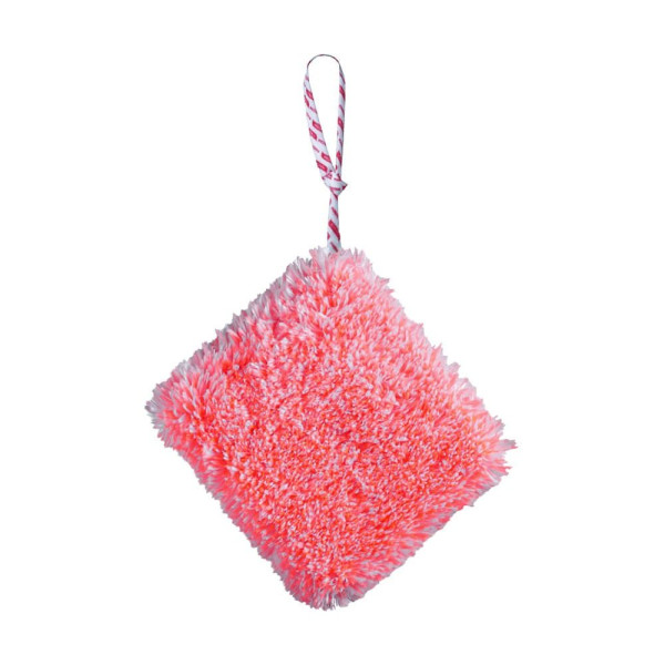 Purestar Creamy Wash Waschpad mit Handgelenksschlaufe neon peach