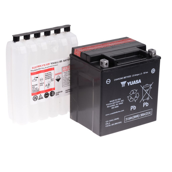 Batterie 12V 30AH YTX30L-BS Wartungsfrei Yuasa