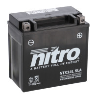 Nitro Batterie 12V 12AH YTX14L-BS Gel NTX14L SLA Nitro Batterie 12V 12AH YTX14L-BS Gel NTX14L SLA
