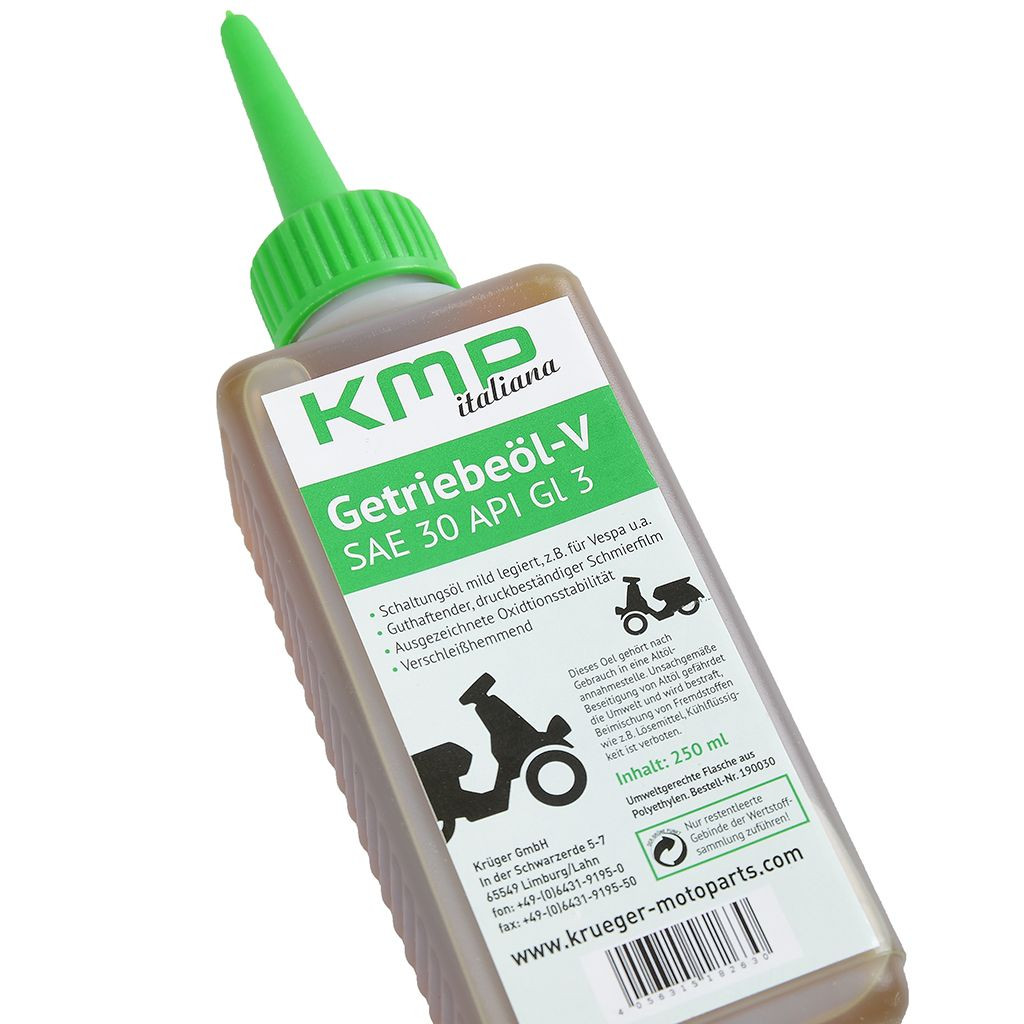 ScooterLibre Getriebeöl – V SAE 30 API GL 250ml KRÜGER Moto