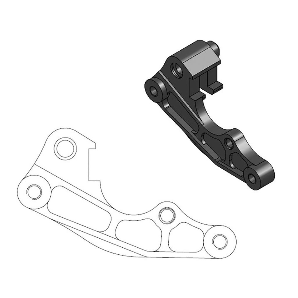 Bremssattel Adapter Schrauben Kit - AmslerShop