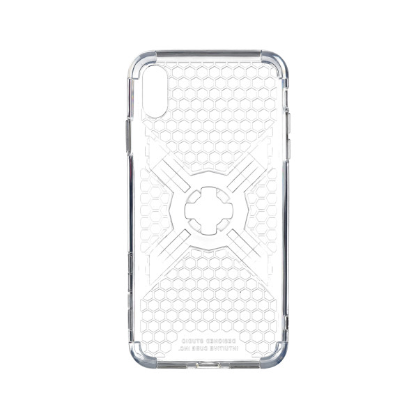 Hülle iPhone XS MAX Intuitve Cube transparent mit Infinity Halteclip