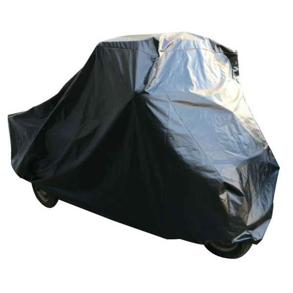 Faltgarage schwarz für Piaggio APE 50 Garage Outdoor Kastenwagen