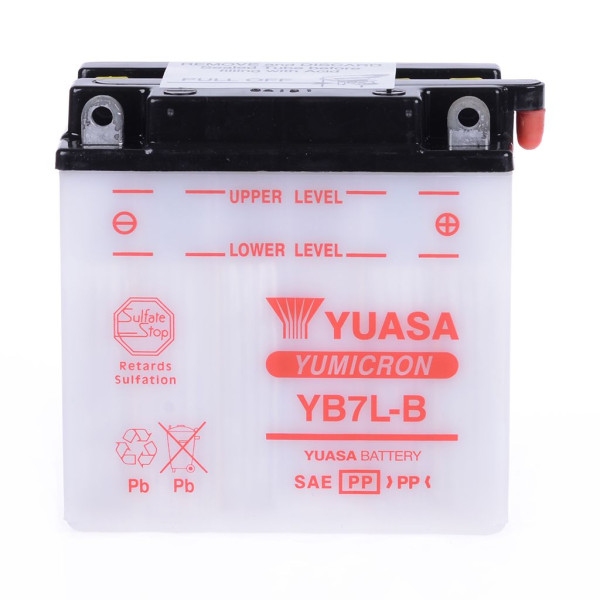 Batterie 12V 8AH YB7L-B Blei-Säure Yuasa 50712 ohne Säurepack