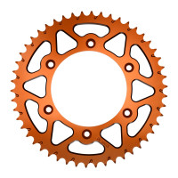 Esjot Kettenrad 72304-50 ALU #520 50 Zähne orange 51-32065-50A Orange Esjot Kettenrad 72304-50 ALU #520 50 Zähne orange 51-32065-50A Orange