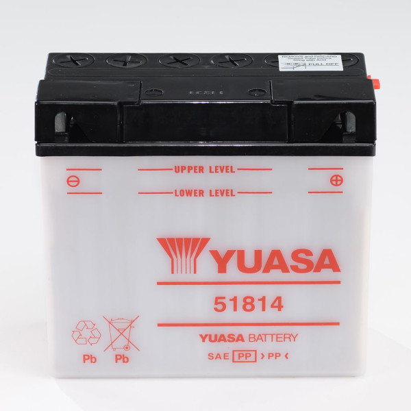 Batterie 12V 18AH 51814 Blei-Säure Yuasa 51814 ohne Säurepack