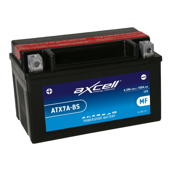 Batterie 12V YTX7A-BS Wartungsfrei AXCELL 50615