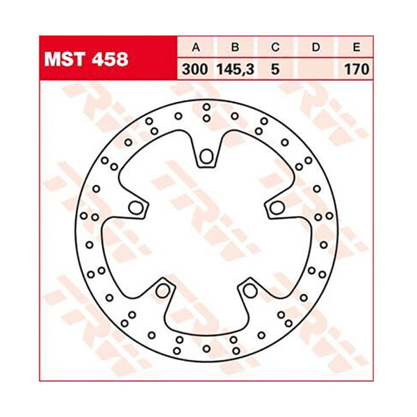 Bremsscheibe TRW MST458