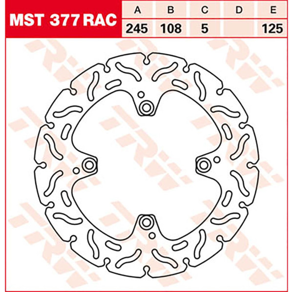 Bremsscheibe TRW MST377RAC