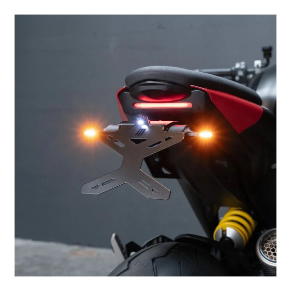 LED Blinker Motoism Venator 1 Paar matt-schwarz mit E-Prüfzeichen 2 Stck