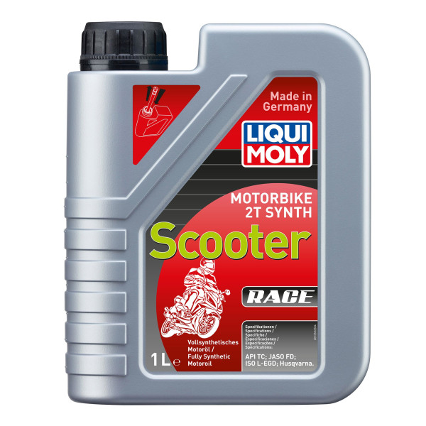 LIQUI MOLY Motoröl Motorbike 2T Synth Scooter Race 1l