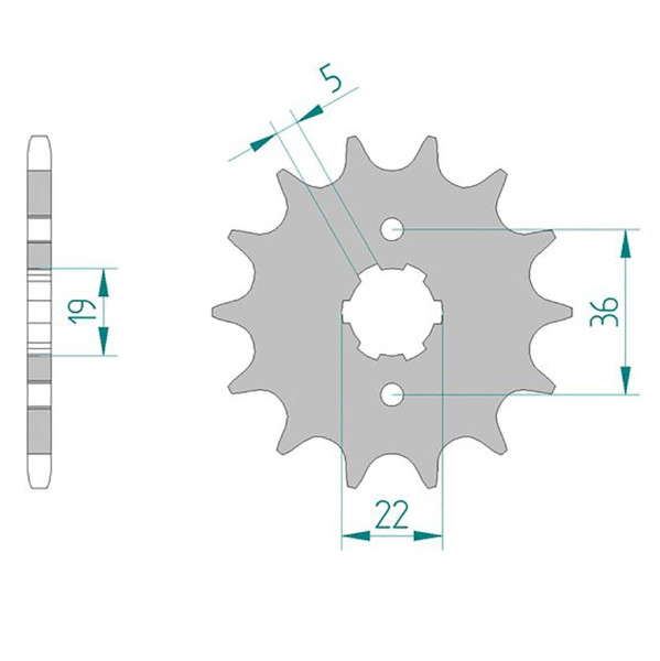 Esjot Ritzel 20313-15 #520 15 Zähne 50-32076-15