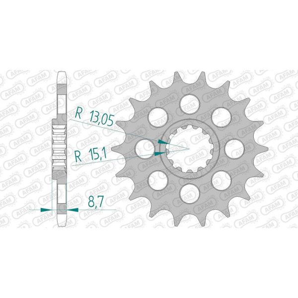 Ritzel 88801-16 #520 16 Zähne