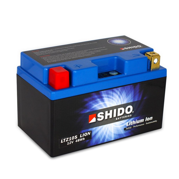 Batterie 12V 4AH(8.6AH) YTZ10S Lithium-Ionen Shido