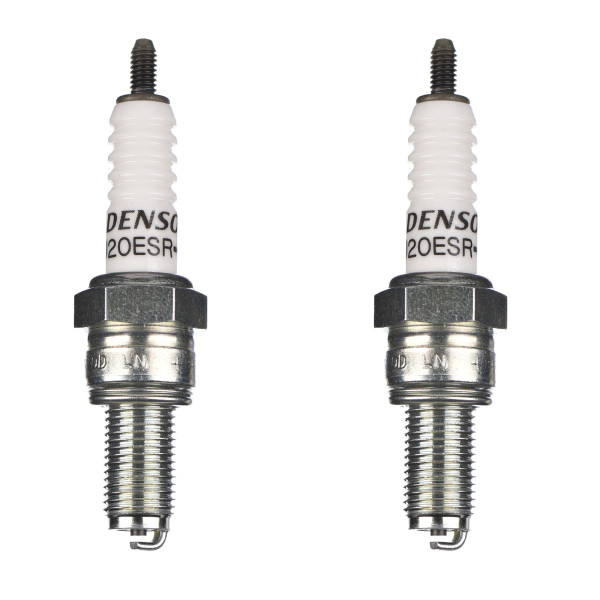 Zündkerze Denso U20ESR-N (m. Schraub-Nippel) 2er Set
