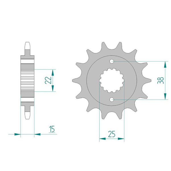 Ritzel 52607-15 #520