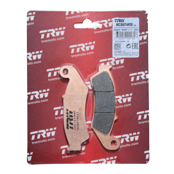Bremsbelag TRW MCB574RSI Sinter Offroad Racing