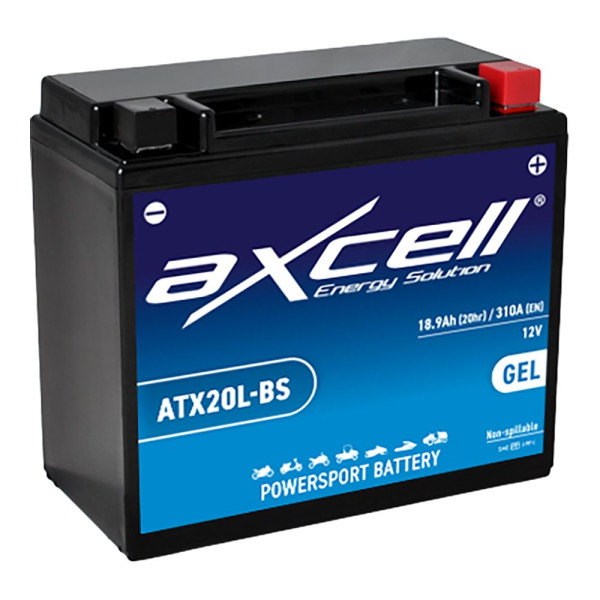 Batterie 12V YTX20L-BS GEL AXCELL 51891
